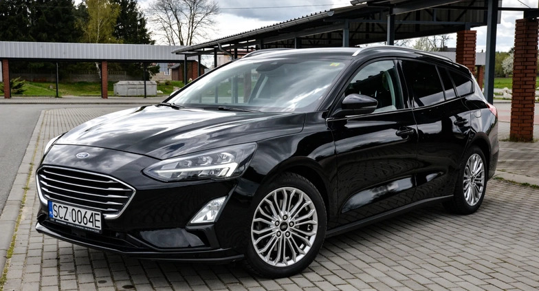 Ford Focus cena 63990 przebieg: 143600, rok produkcji 2019 z Cedynia małe 466